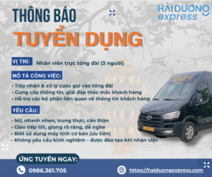 THÔNG BÁO TUYỂN DỤNG